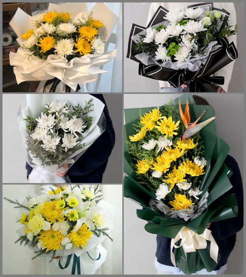 广东梅州市五华县龙村镇水口村白事花束代送